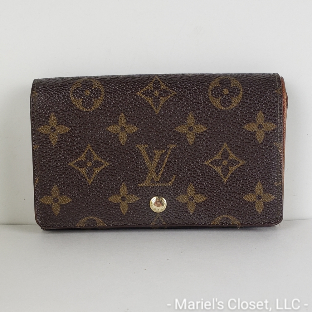 Authentic Louis Vuitton Porte Monnaie Billets Tresor #2730M - Picture 1 of 8